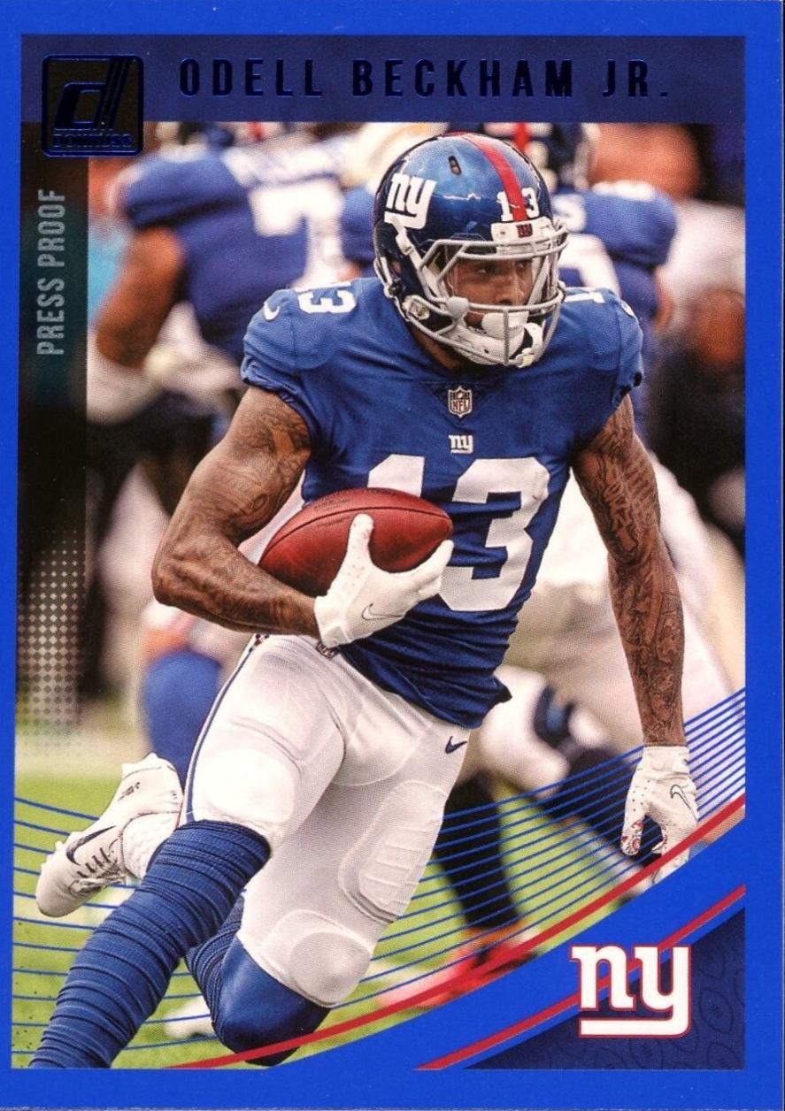 Odell Beckham Jr. [Press Proof Blue] #202