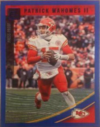 Patrick Mahomes II [Press Proof Blue] #138