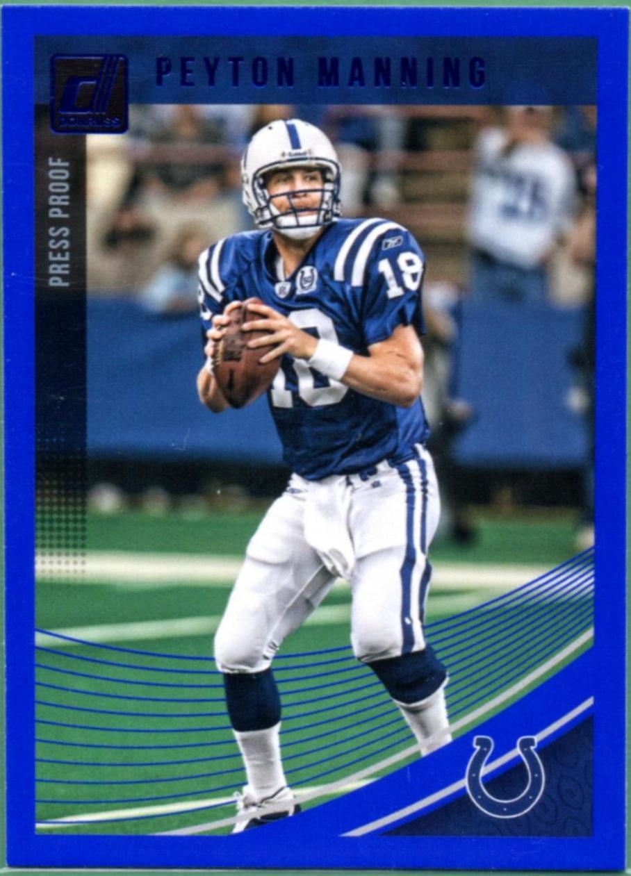 Peyton Manning [Press Proof Blue] #84