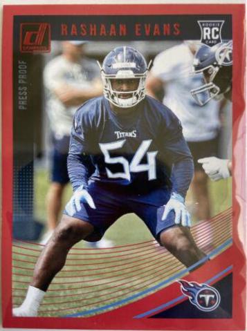 Rashaan Evans [Press Proof Red] #361