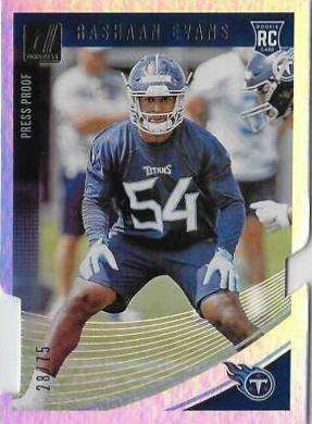 Rashaan Evans [Press Proof Silver Die-Cut] #361