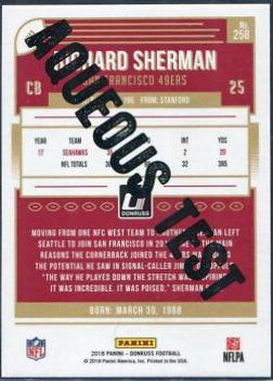 Richard Sherman [Aqueous Test] #258