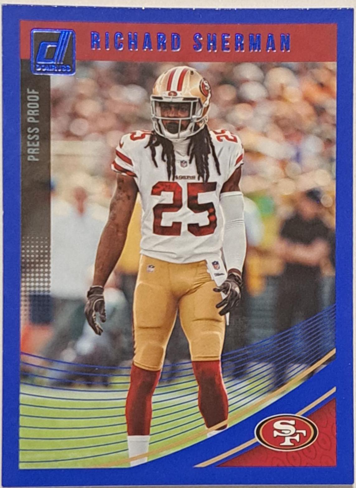 Richard Sherman [Press Proof Blue] #258