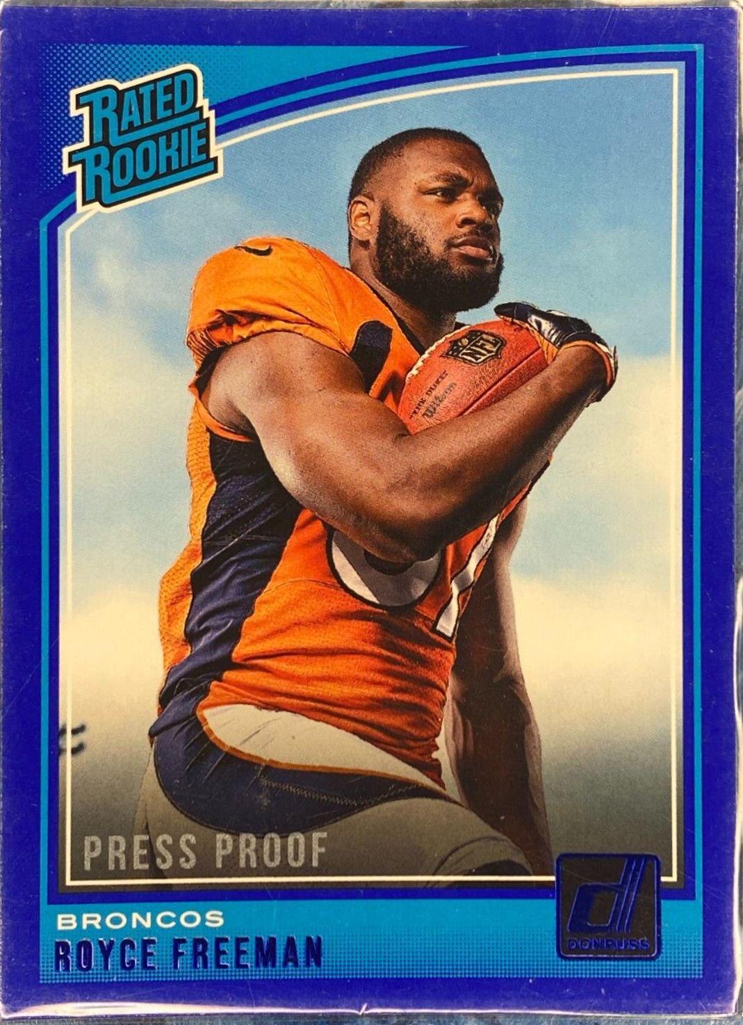 Royce Freeman [Press Proof Blue] #323