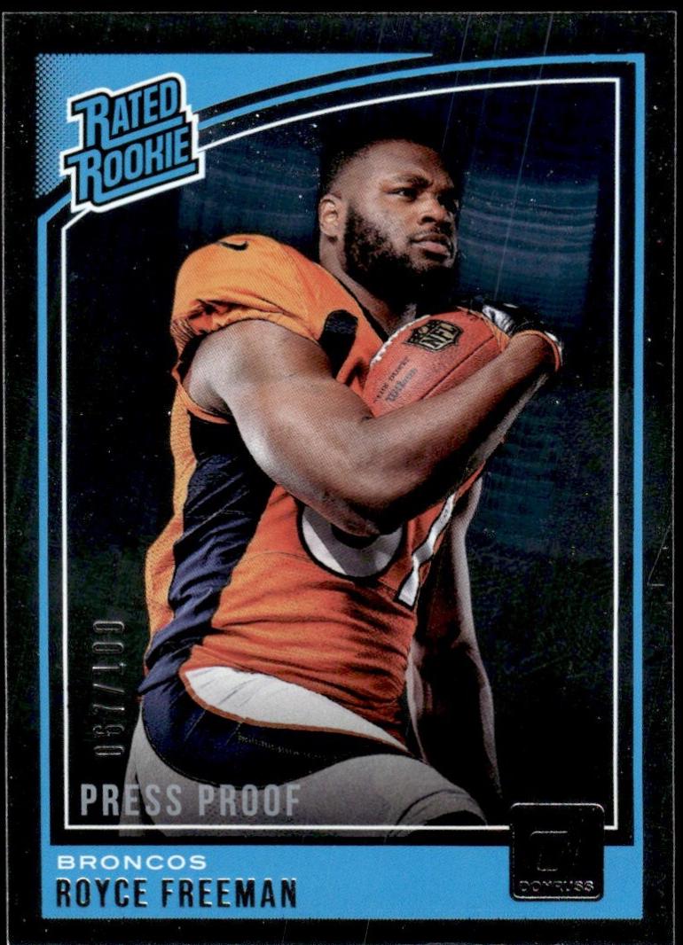 Royce Freeman [Press Proof Silver] #323