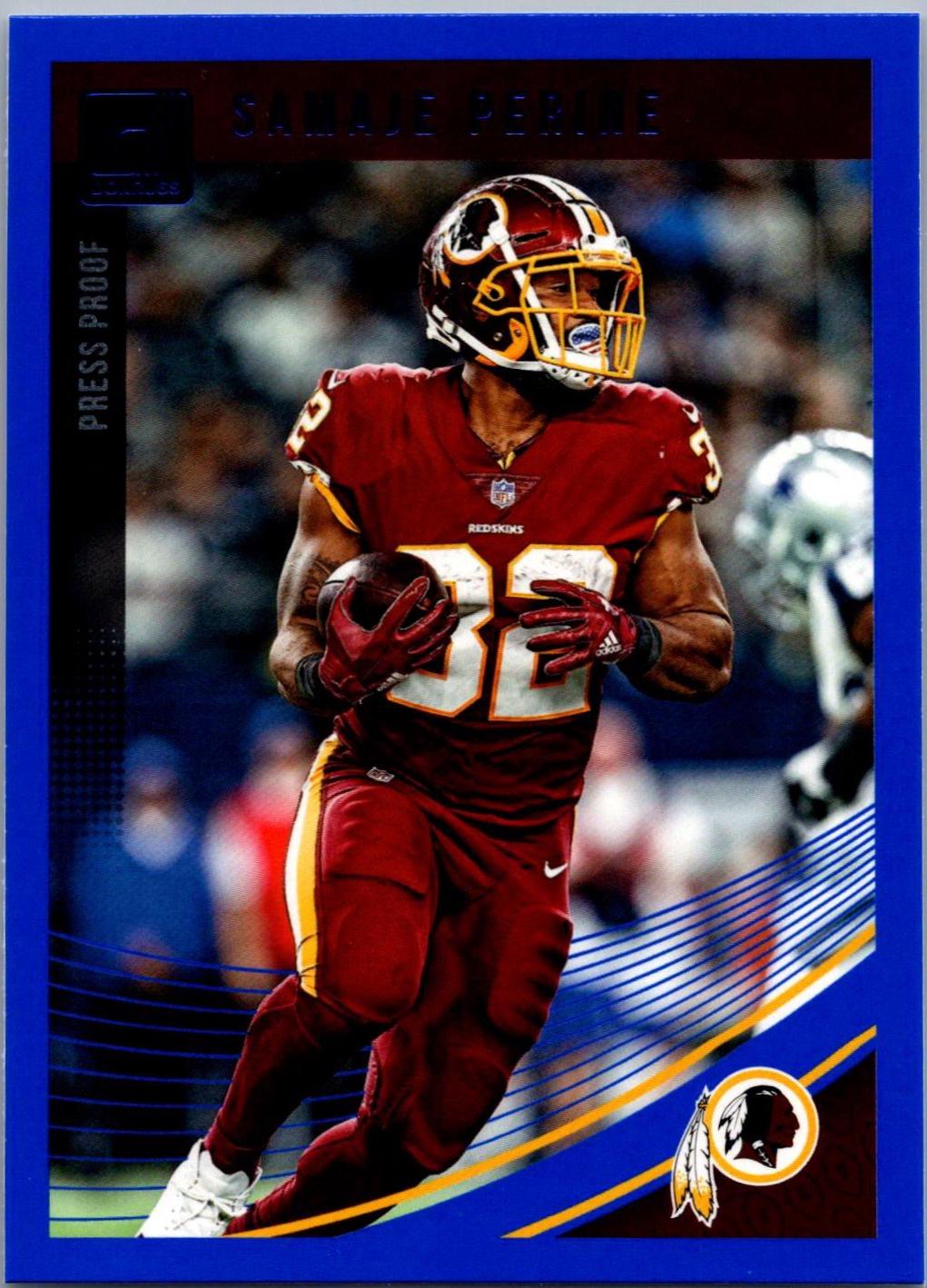 Samaje Perine [Press Proof Blue] #288