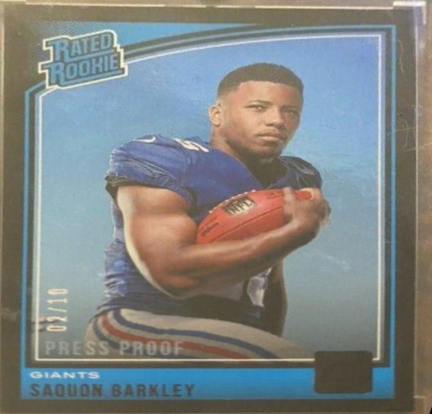 Saquon Barkley [Press Proof Black] #306