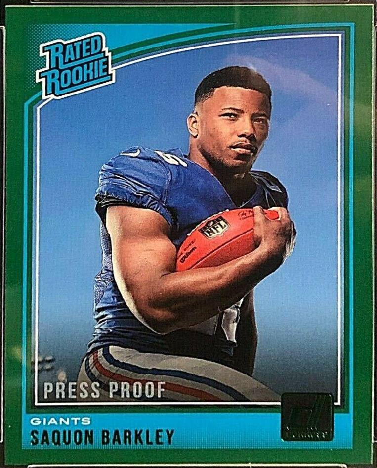 Saquon Barkley [Press Proof Green] #306