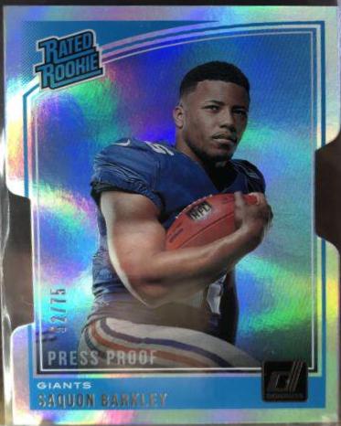 Saquon Barkley [Press Proof Silver Die-Cut] #306