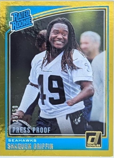 Shaquem Griffin [Press Proof Gold] #346