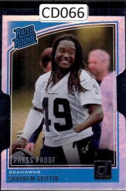 Shaquem Griffin [Press Proof Silver Die-Cut] #346