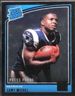 Sony Michel [Press Proof Black] #310