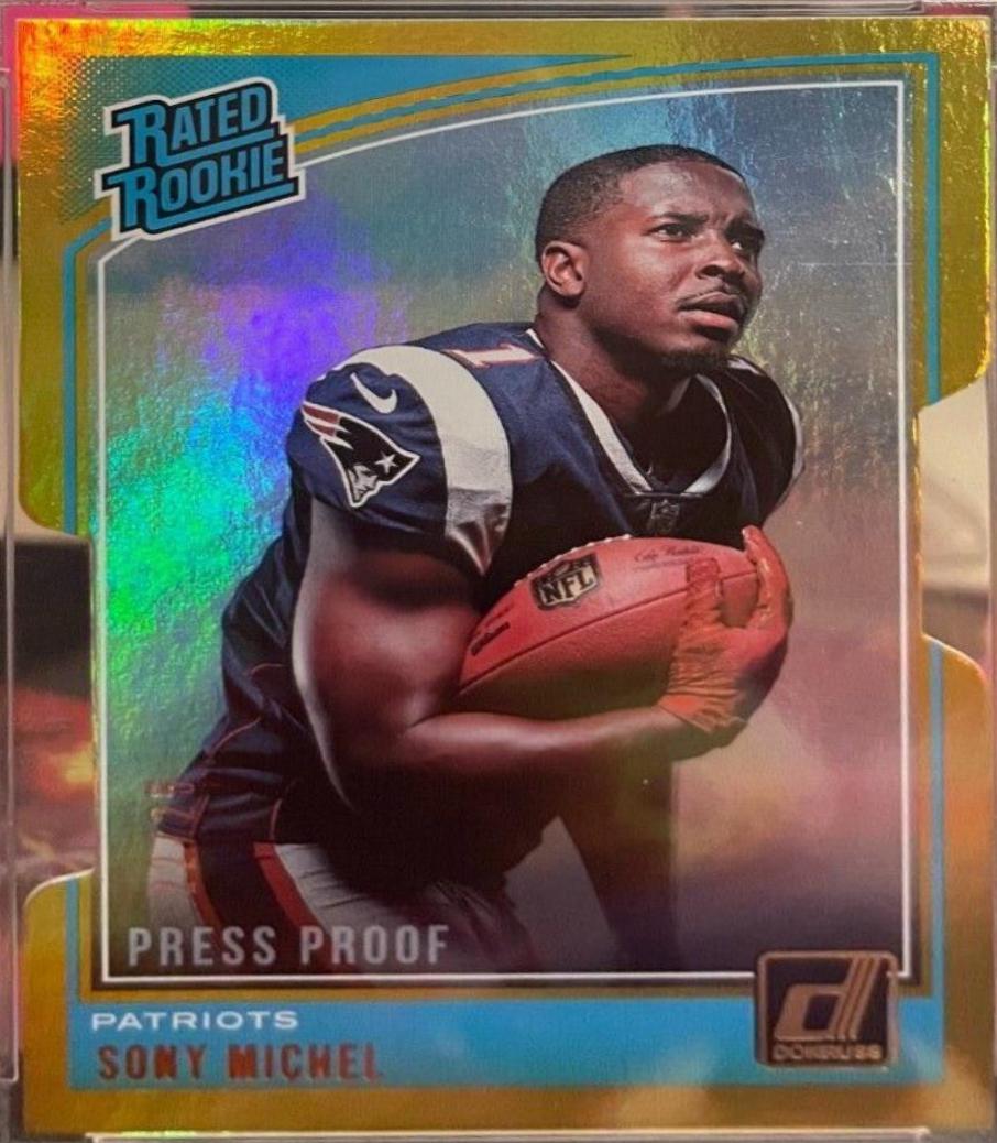 Sony Michel [Press Proof Gold Die-Cut] #310