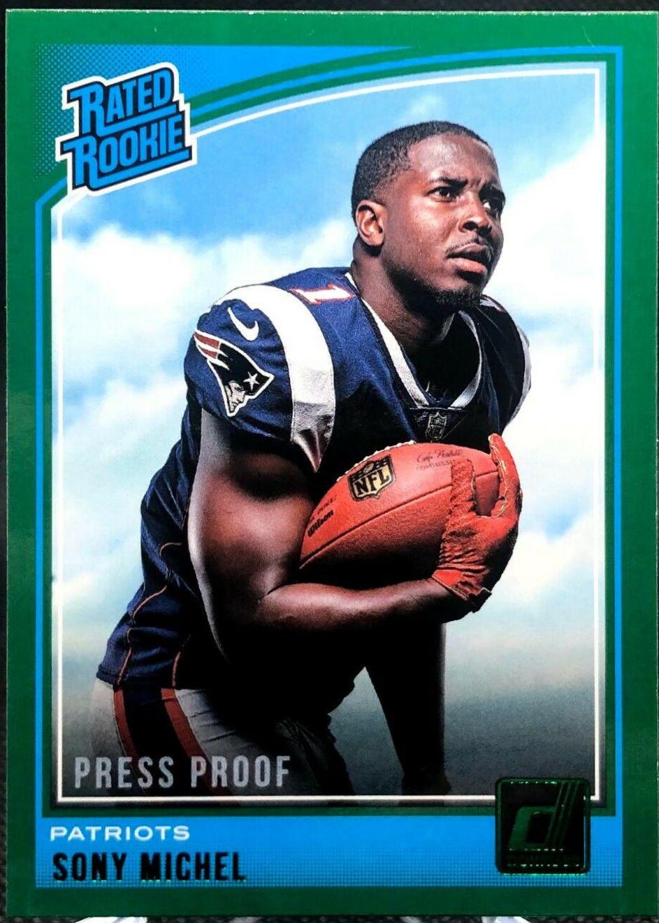 Sony Michel [Press Proof Green] #310