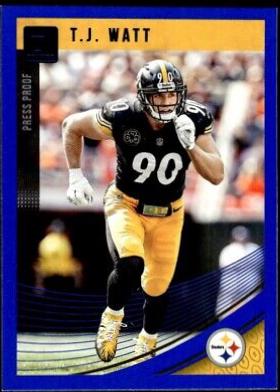 T.J. Watt [Press Proof Blue] #247