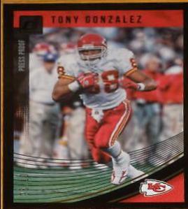 Tony Gonzalez [Press Proof Black] #112