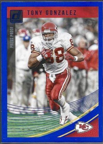 Tony Gonzalez [Press Proof Blue] #112