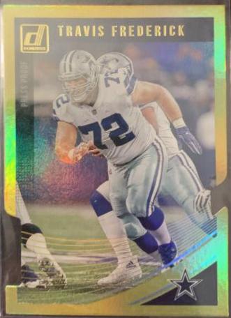 Travis Frederick [Press Proof Gold Die-Cut] #82