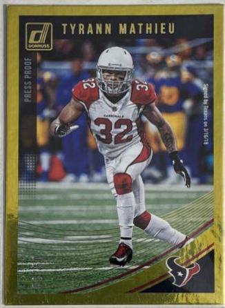 Tyrann Mathieu [Press Proof Gold] #8