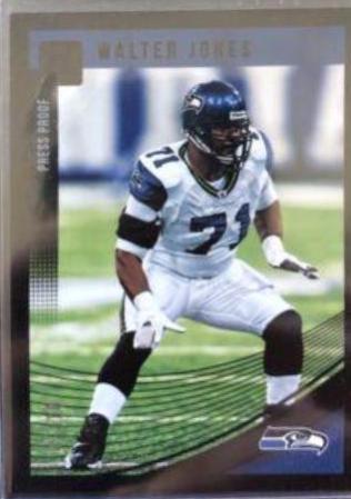 Walter Jones [Press Proof Black] #287