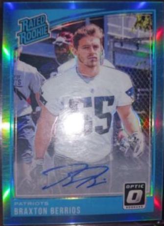 Braxton Berrios [Autograph Blue] #192