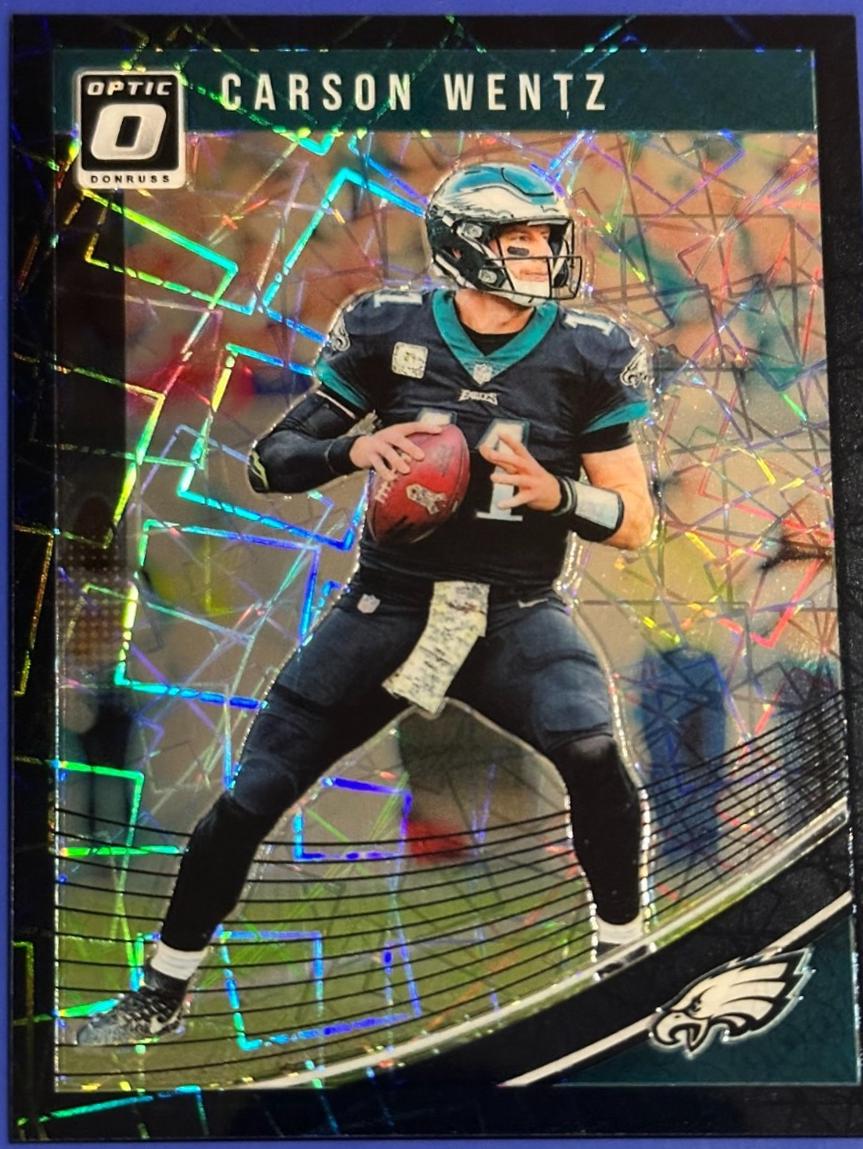Carson Wentz [Black Velocity] #80
