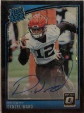 Denzel Ward [Autograph Black Velocity] #198