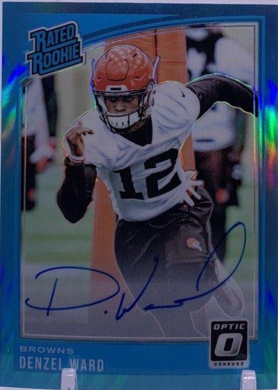Denzel Ward [Autograph Blue] #198