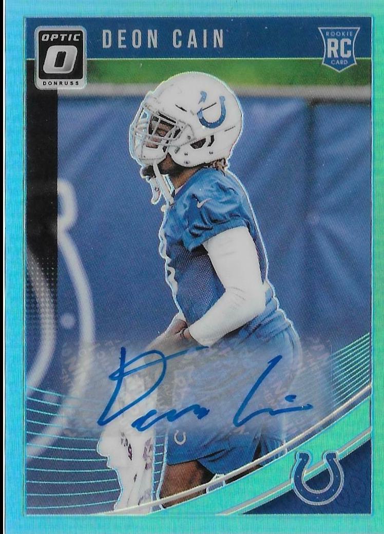 Deon Cain [Autograph Blue] #127