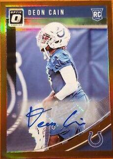 Deon Cain [Autograph Bronze] #127