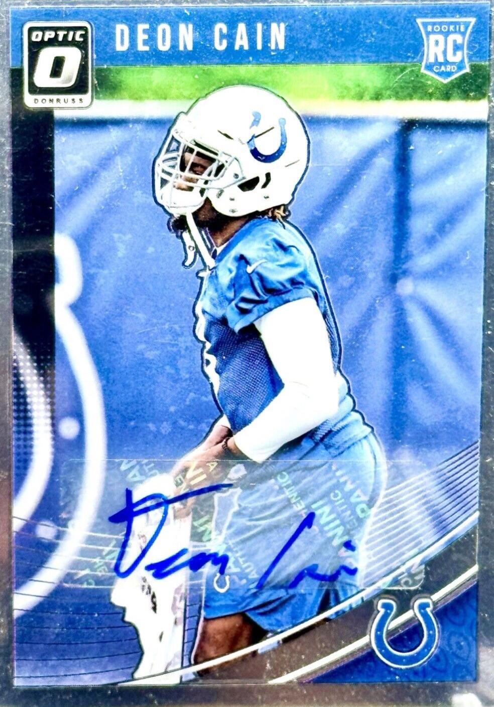 Deon Cain [Autograph Holo] #127
