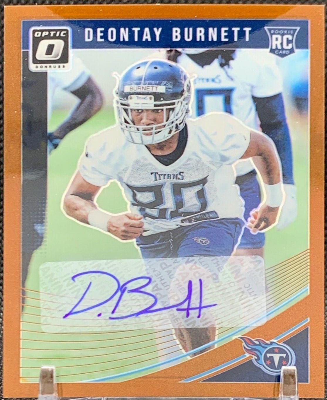 Deontay Burnett [Autograph Bronze] #144