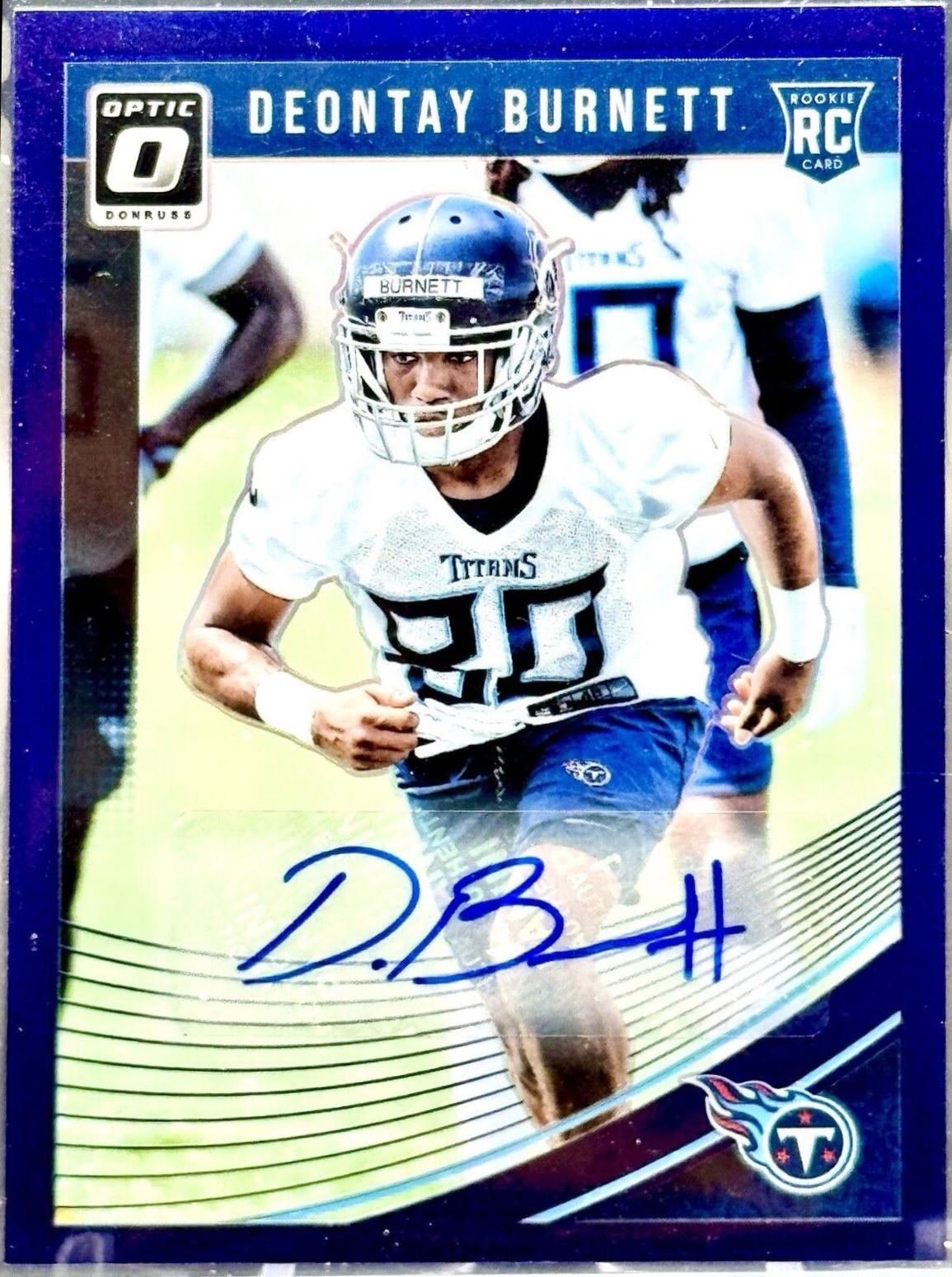 Deontay Burnett [Autograph Purple] #144