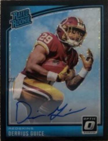 Derrius Guice [Autograph Black Velocity] #157