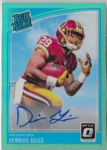 Derrius Guice [Autograph Blue] #157