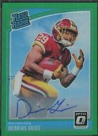 Derrius Guice [Autograph Green] #157