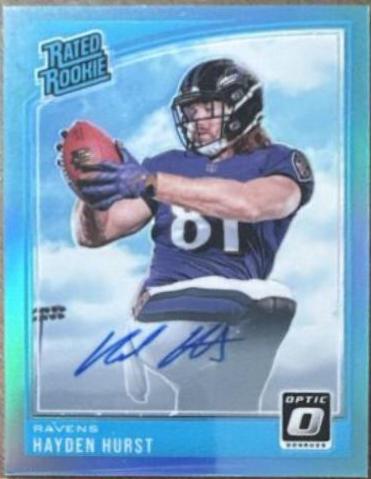 Hayden Hurst [Autograph Blue] #189