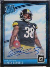 Jaylen Samuels [Autograph Black Velocity] #184