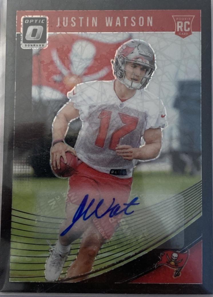 Justin Watson [Autograph Black Velocity] #112