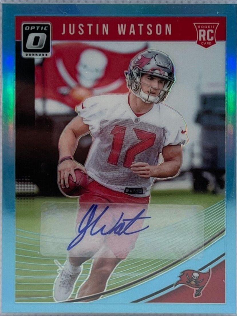 Justin Watson [Autograph Blue] #112