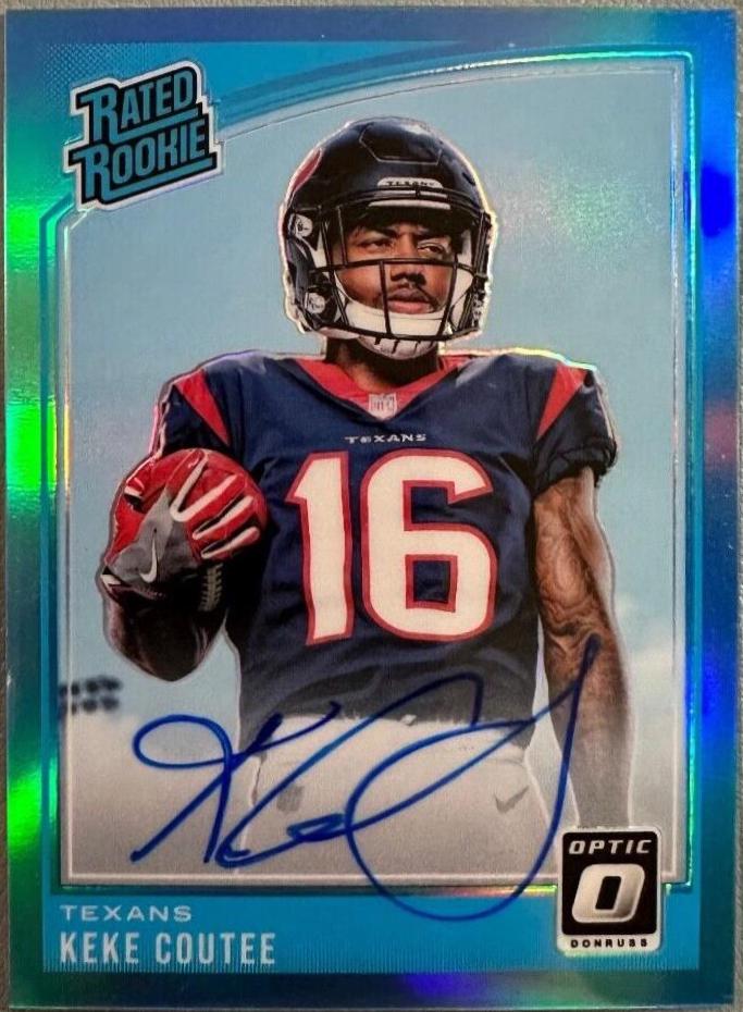 Keke Coutee [Autograph Blue] #176
