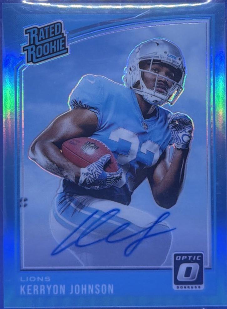 Kerryon Johnson [Autograph Blue] #170