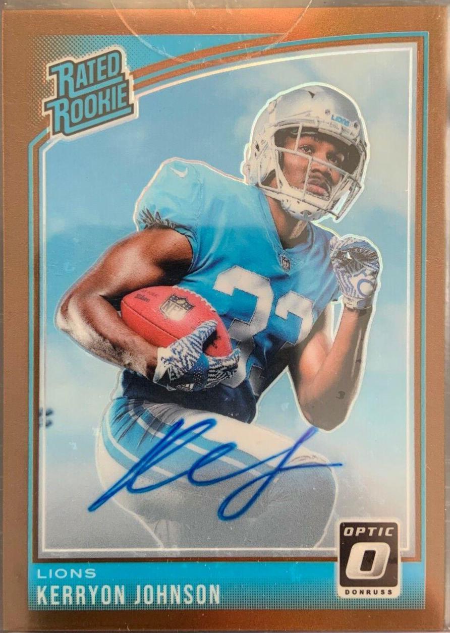 Kerryon Johnson [Autograph Bronze] #170
