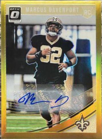 Marcus Davenport [Autograph Gold] #106