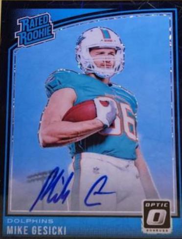 Mike Gesicki [Autograph Black Velocity] #187
