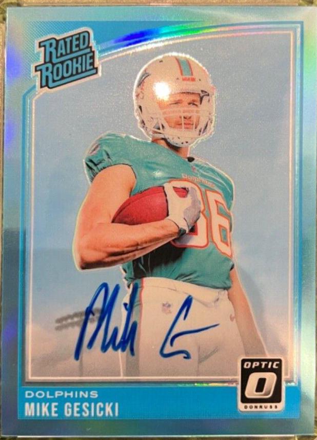 Mike Gesicki [Autograph Blue] #187