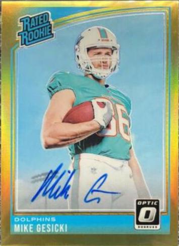 Mike Gesicki [Autograph Gold] #187