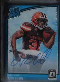 Nick Chubb [Autograph Black Velocity] #158