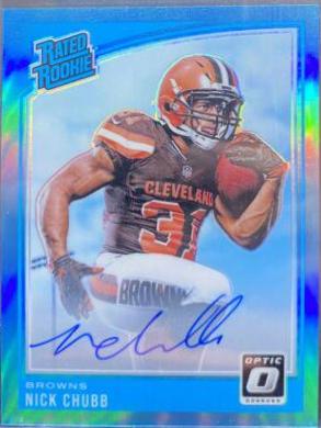 Nick Chubb [Autograph Blue] #158