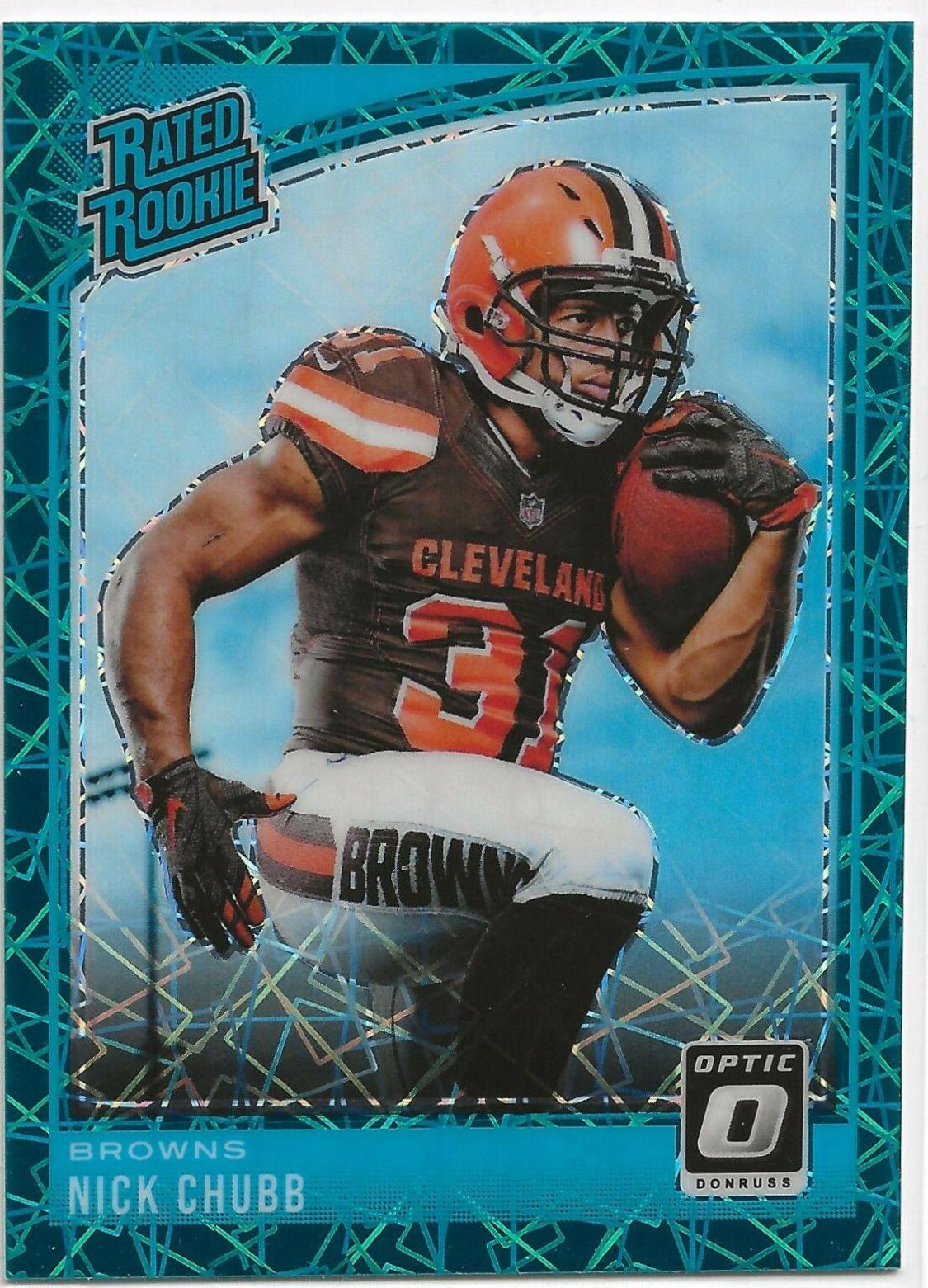 Nick Chubb [Teal Velocity] #158